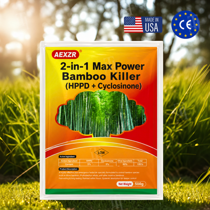 AEXZR® 2-in-1 Max Power Bamboo Killer (HPPD + Cyclosinone)🧱 Finally, a bamboo killer that won't destroy your peace of mind.