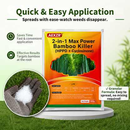 AEXZR® 2-in-1 Max Power Bamboo Killer (HPPD + Cyclosinone)🧱 Finally, a bamboo killer that won't destroy your peace of mind.