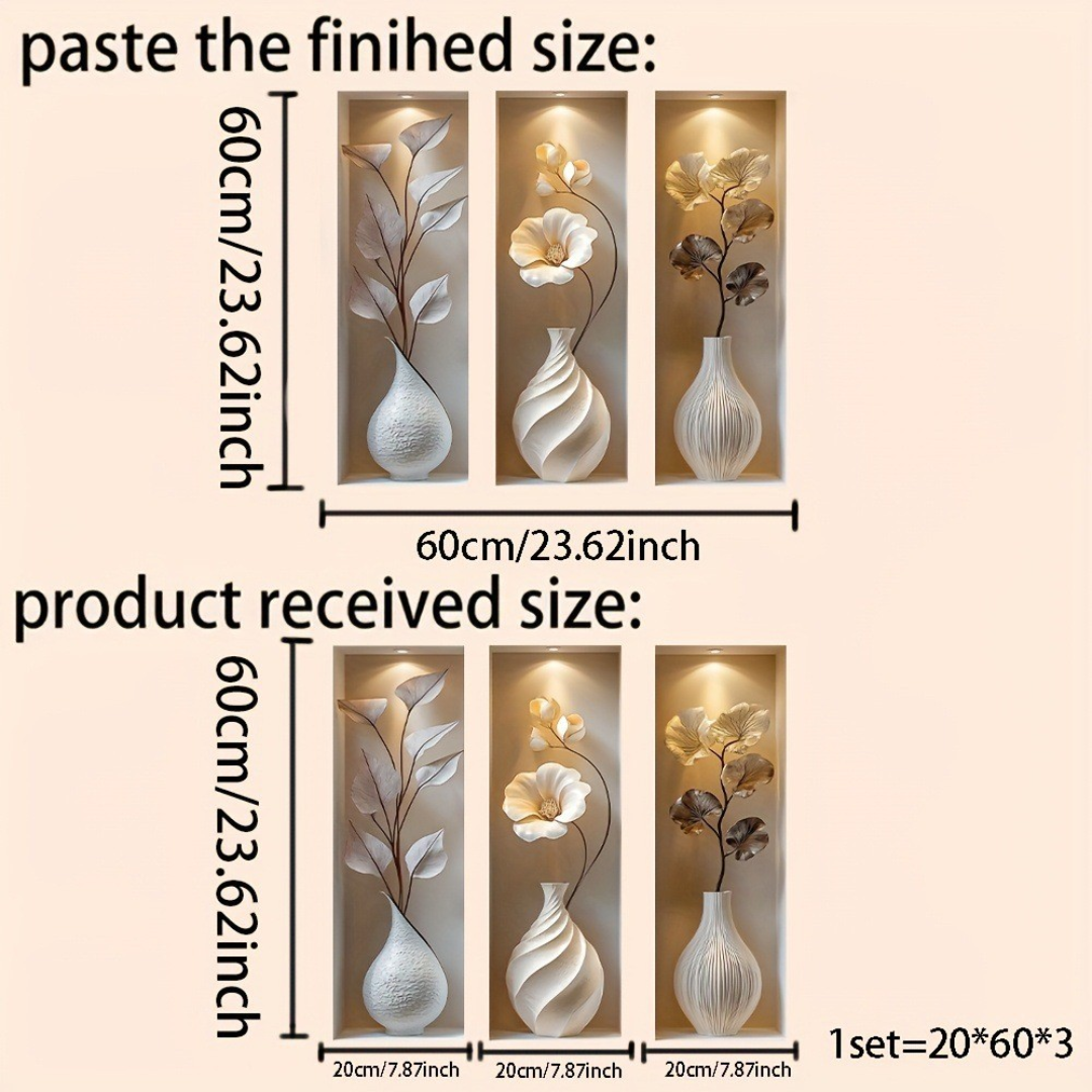 AEXZR® Self-Adhesive 3D Plant Wall Stickers🌿 Never-Wilt Greens That Transform Your Wall in Seconds