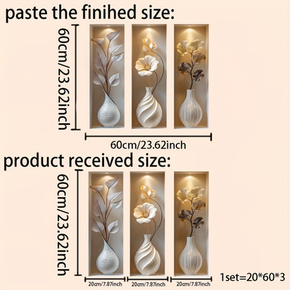 AEXZR® Self-Adhesive 3D Plant Wall Stickers🌿 Never-Wilt Greens That Transform Your Wall in Seconds