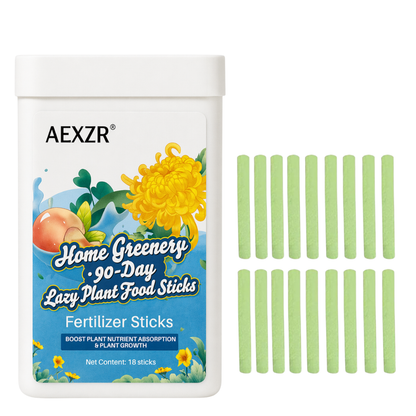 AEXZR® Home Greenery · 90-Day Lazy Plant Food Sticks🌿 At last – a plant food that works whilst you sleep.