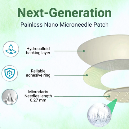 Healrize® Moringa & Berberine 10-IN-1 Advanced Nano Microneedle Patch