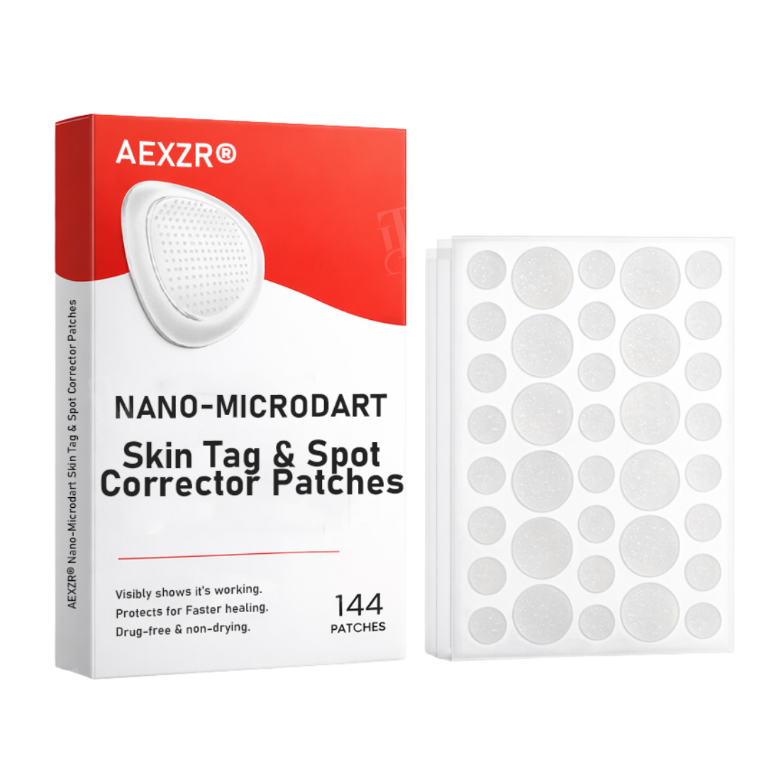 AEXZR® Nano-Microdart Skin Tag & Spot Corrector Patches🎯 Clear Skin, No Clinic Needed 🎯