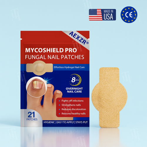 AEXZR® MycoShield Pro Fungal Nail Patches🧪 The Hydrogel Occlusion Breakthrough: Melts Through the Keratin Wall in 2 Nights for Deeper Repair.