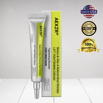 AEXZR® Botox & Vita-A Retinol Shot Wrinkle - Lift Tightening Cream ✨ The Micro-Infusion Revolution: Fills & Smooths Wrinkles at The Source for a 10-Year-Younger Look.