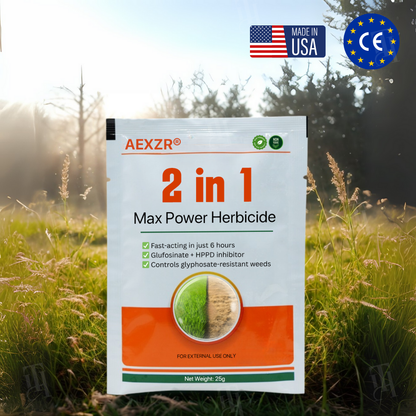 AEXZR® 2 in 1 Max Power Herbicide⚡The Dual-Action Powerhouse: Kills Weeds in 6 Hours, Defeats Glyphosate Resistance For Good.