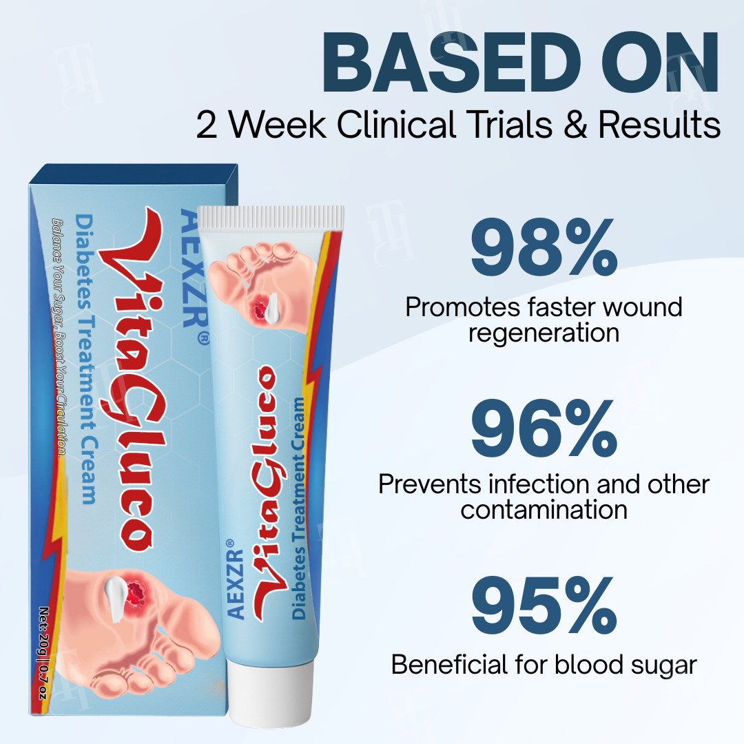 AEXZR® VitaGluco Diabetes Treatment Cream✨ The Circulation-Reactivation Cream: Heals Stubborn Ulcers & Balances Blood Sugar Naturally.