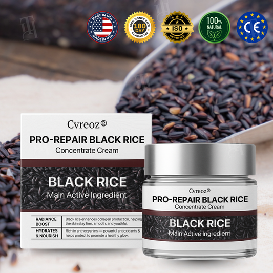 Cvreoz® Pro-Repair Black Rice Concentrate Cream🧑‍⚕️MRHA Certified(Removes warts and skin growths, improves keratin buildup and seborrheic dermatitis, follicular keratosis, skin cancer, and age spots)