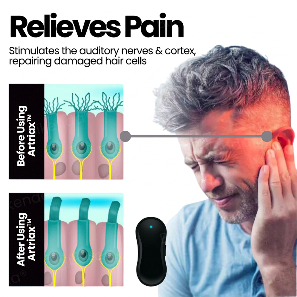 Artriax™ Tinnitus Relieving Device🧠 NeuroPulse Technology: Soothes Ringing Ears in Minutes, Restores Auditory Balance Naturally.