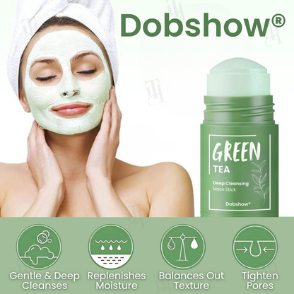 Dobshow® Green Tea Deep Cleansing Mask Stick✨ Your Pore-Perfecting Powerhouse