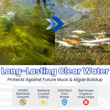 AEXZR® Aqua-Guardian Pro Formula🐟 ✨ From Swampy Green to Crystal Clear – Fast-Acting & Safe for Animals
