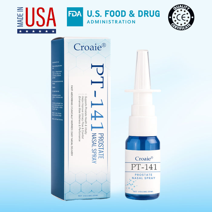 Croaie® PT-141 Prostate Nasal Spray🧠 The Direct-Absorption Nasal Spray: Boosts Prostate Comfort & Sexual Performance in Weeks.