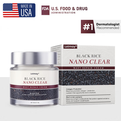 Lotmay® BlackRice Nano Clear Wart Repair Cream 🧬 The Deep-Rooted Solution: Erases Skin Growths from the Source, No Pain, No Scars.
