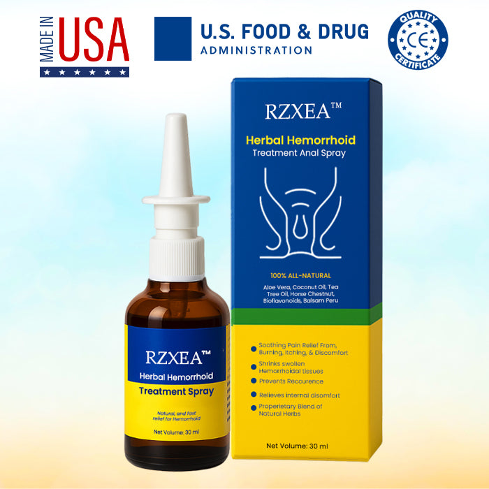 RZXEA™ Herbal Hemorrhoid Treatment Anal Spray✨ The 360° Micro-Mist System: Stops "Knife-Like" Pain & Shrinks Swelling in Seconds.