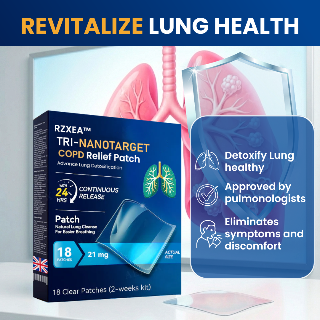 RZXEA™ Tri-NanoTarget COPD Relief Patch🔬 Breathes for you in 10 min