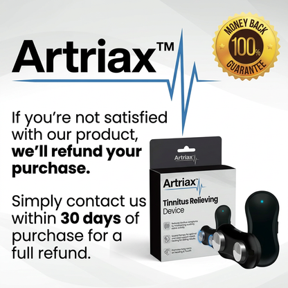 Artriax™ Tinnitus Relieving Device🧠 NeuroPulse Technology: Soothes Ringing Ears in Minutes, Restores Auditory Balance Naturally.