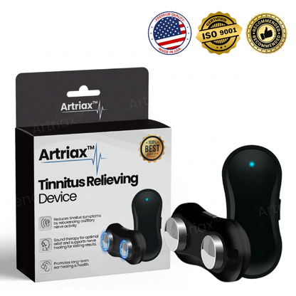 Artriax™ Tinnitus Relieving Device🧠 NeuroPulse Technology: Soothes Ringing Ears in Minutes, Restores Auditory Balance Naturally.