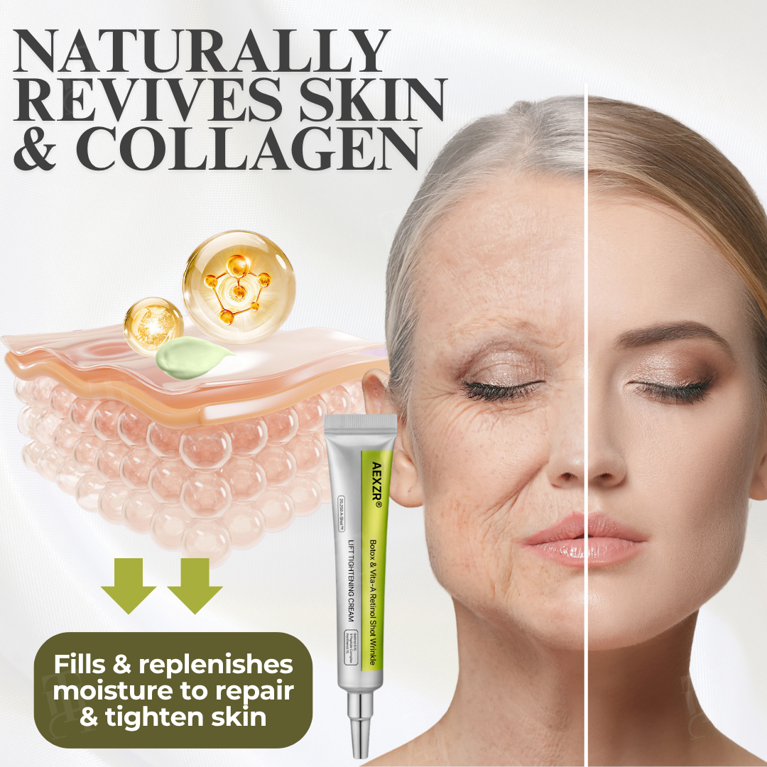 AEXZR® Botox & Vita-A Retinol Shot Wrinkle - Lift Tightening Cream ✨ The Micro-Infusion Revolution: Fills & Smooths Wrinkles at The Source for a 10-Year-Younger Look.