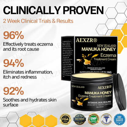AEXZR® New Zealand Manuka Honey Eczema Treatment Cream🎯 Soothe the Rage, Reclaim Your Skin