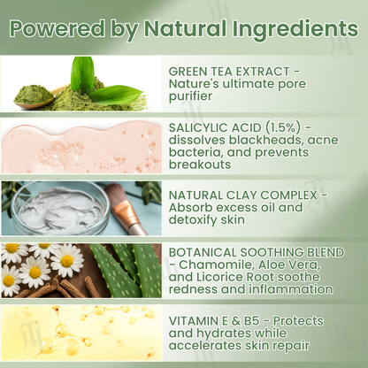 Dobshow® Green Tea Deep Cleansing Mask Stick✨ Your Pore-Perfecting Powerhouse