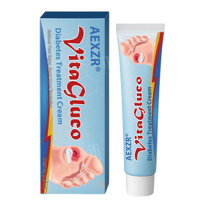AEXZR® VitaGluco Diabetes Treatment Cream✨ The Circulation-Reactivation Cream: Heals Stubborn Ulcers & Balances Blood Sugar Naturally.