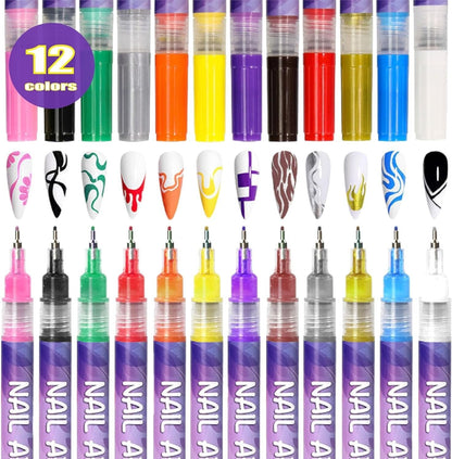 🐰 Easter Special Offer – 50% OFF! 🎁12 Colors Nail Art Pens Set🎨💅