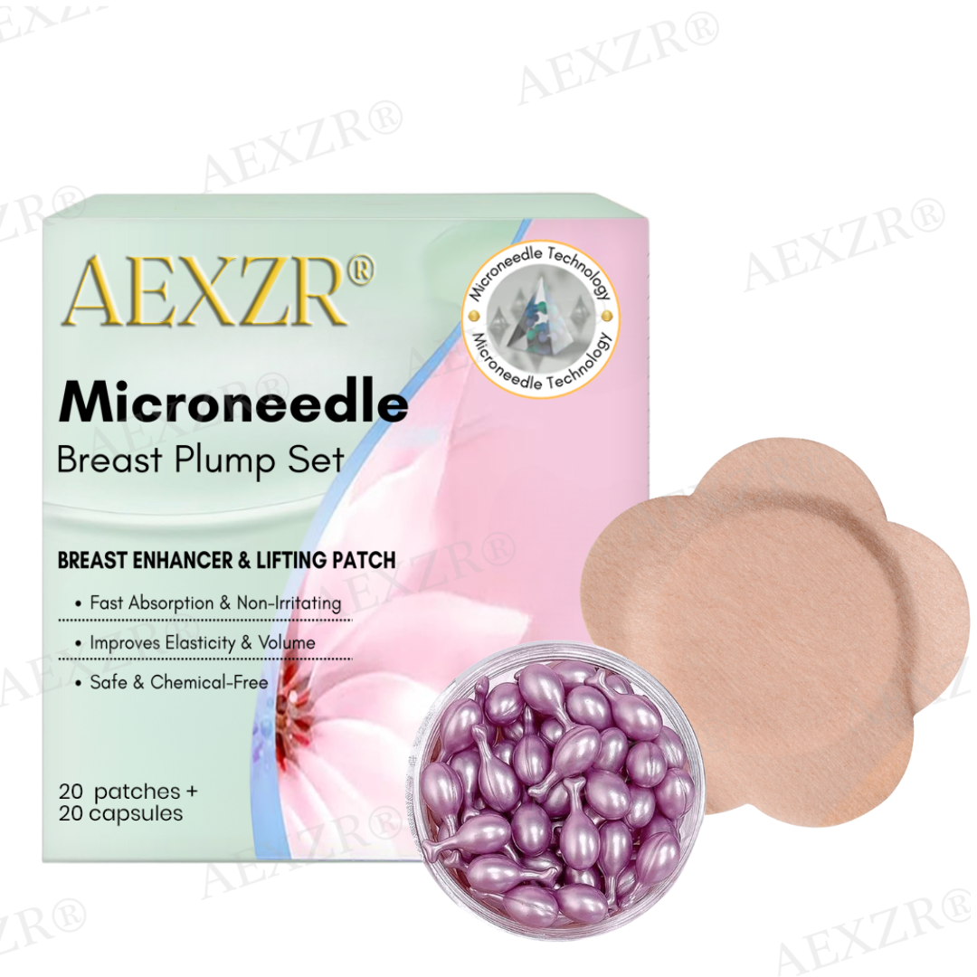 Science-Backed Fullness, Zero Scars 🔬✨AEXZR® Microneedle Breast Plump Set