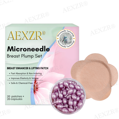 Science-Backed Fullness, Zero Scars 🔬✨AEXZR® Microneedle Breast Plump Set