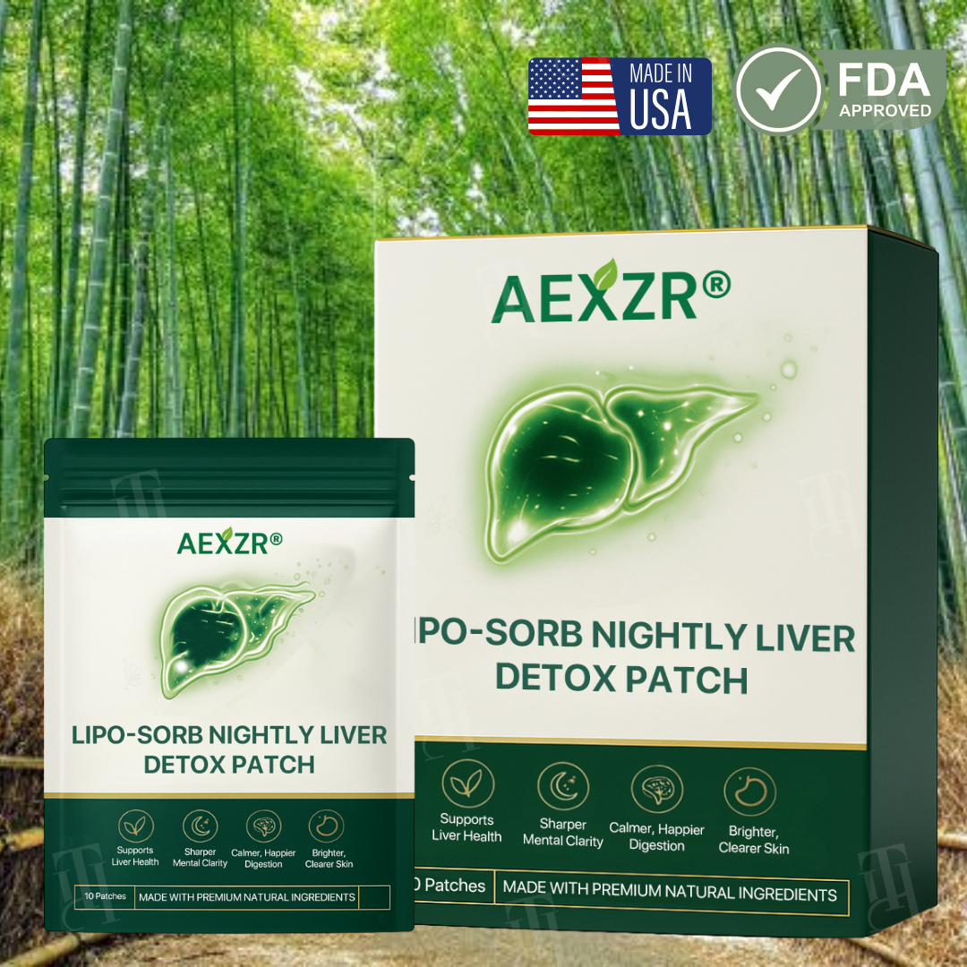 AEXZR® Lipo-Sorb Nightly Liver Detox Patch 🧬 Wake Up with More Energy: The Overnight Patch That Recharges Your Body & Mind.