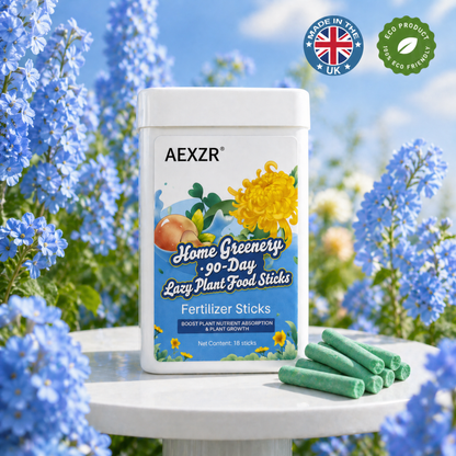 AEXZR® Home Greenery · 90-Day Lazy Plant Food Sticks🌿 At last – a plant food that works whilst you sleep.