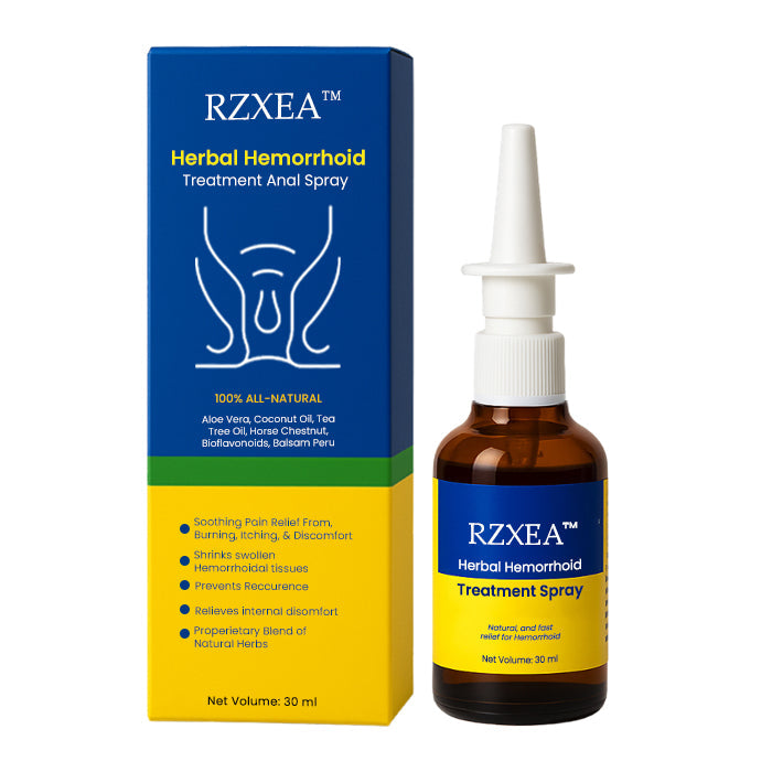 RZXEA™ Herbal Hemorrhoid Treatment Anal Spray✨ The 360° Micro-Mist System: Stops "Knife-Like" Pain & Shrinks Swelling in Seconds.