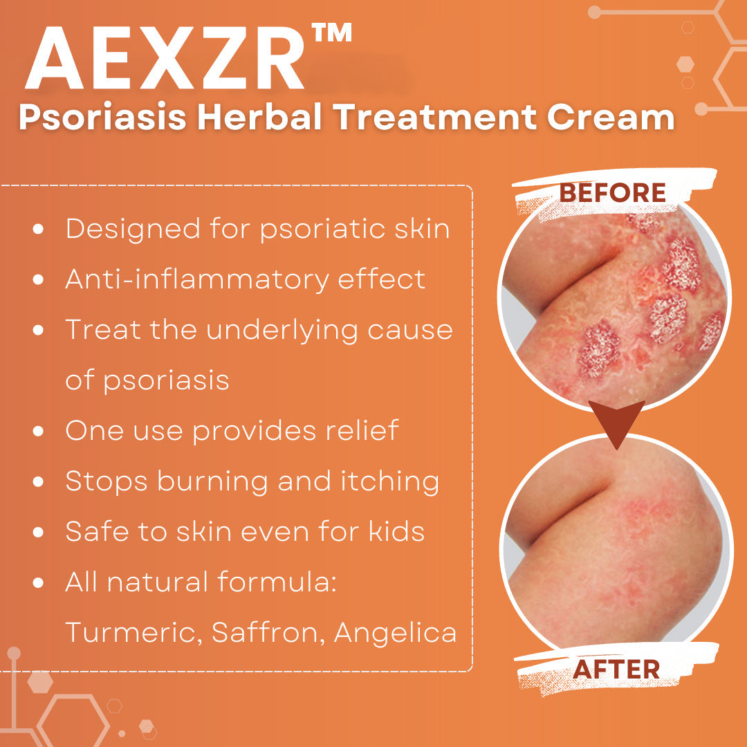 AEXZR™ Psoriasis Herbal Treatment Cream🧬 Dermatologist-Developed Biome Repair: Targets The Root Cause For 93% Reported Skin Recovery.